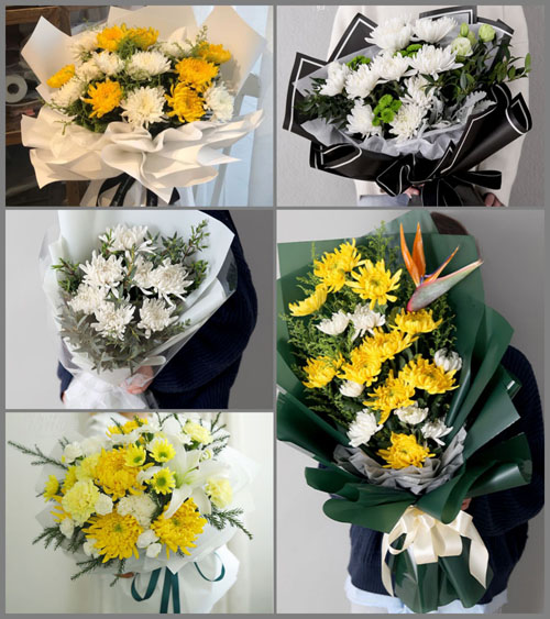 广东梅州市五华县河东镇枫林村白事花束代送